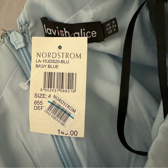 Lavish Alice baby blue dress 4 - Picture 7 of 7